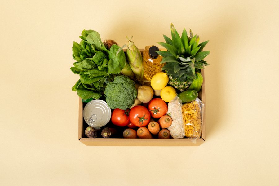 Fresh veggies and fruits